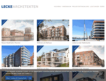 Tablet Screenshot of lecke-architekten.de